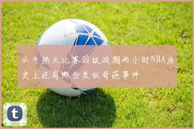 公牛热火比赛因故延期两小时NBA历史上还有哪些类似奇葩事件